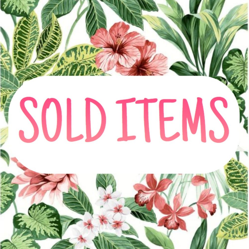 SOLD ITEMS